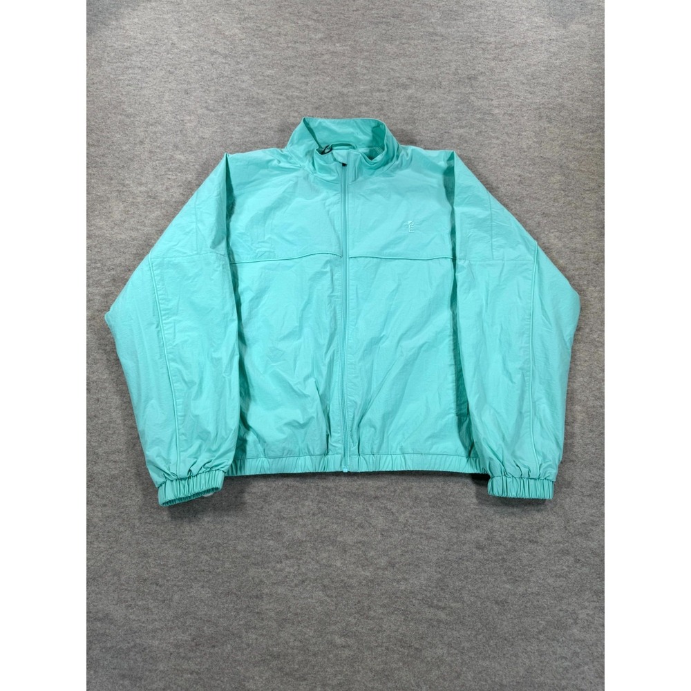 P.E Nation Redline Jacket Womens Small Aqua Blue Lightweight Windbreaker 234J194